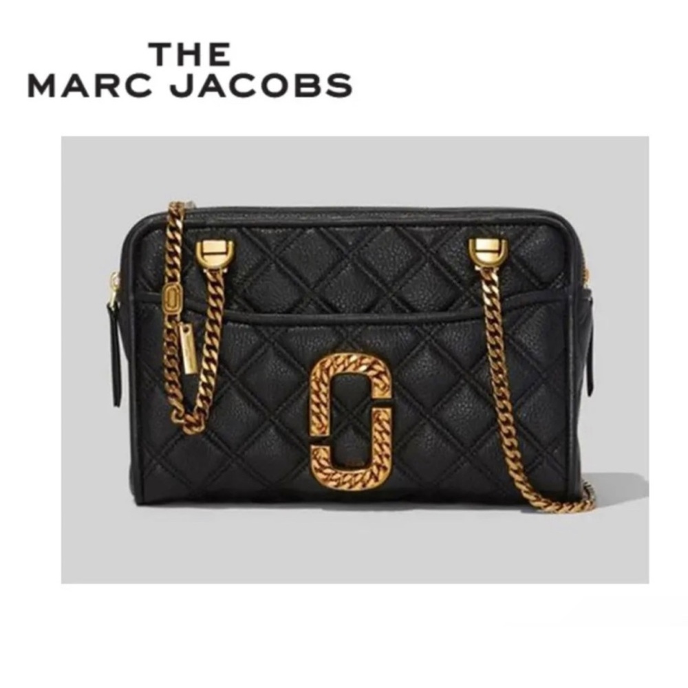 Marc Jacobs- large leather quilted shoulder purse